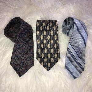 Vintage Designer Silk Tie Bundle